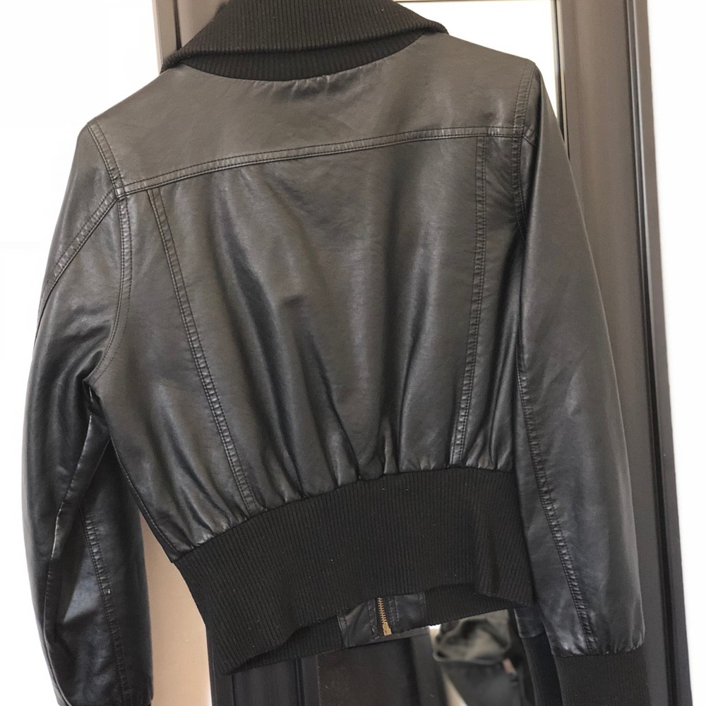 Black Pleather Jacket